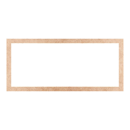 Recorte Moldura Ret 45 x 100 cm Borda 4 cm / MDF 3mm