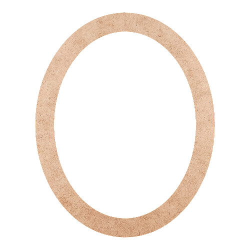 Recorte Moldura Arr 35 x 28 cm Borda 3 cm / MDF 3mm