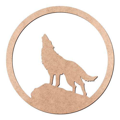 Recorte Lobo / MDF 3mm