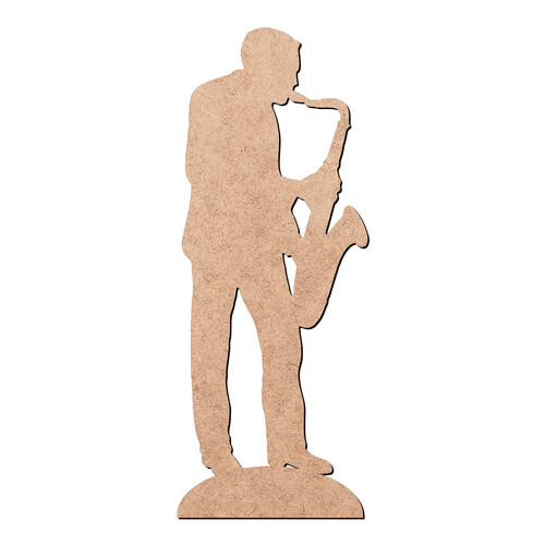 Recorte Músico Saxofone / MDF 3mm