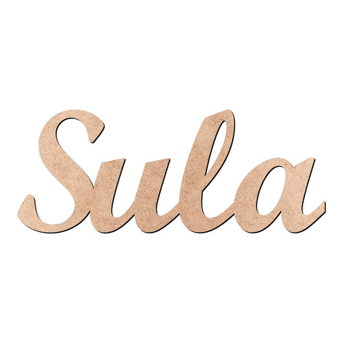 Recorte Sula Script Mt Std / MDF 3mm