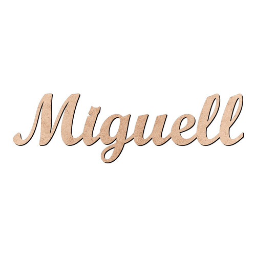 Recorte Miguell Script Mt Std / MDF 3mm