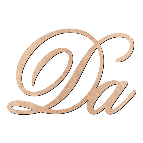 Recorte Da Old Script / MDF 3mm