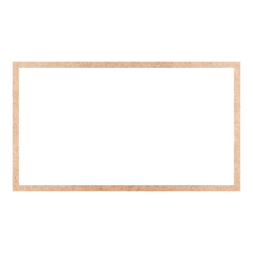 Recorte Moldura Ret 40 x 70 cm Borda 2 cm / MDF 3mm