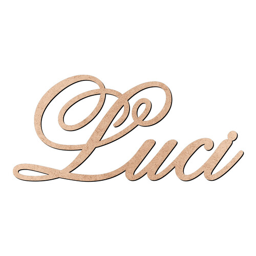 Recorte Luci Old Script / MDF 3mm