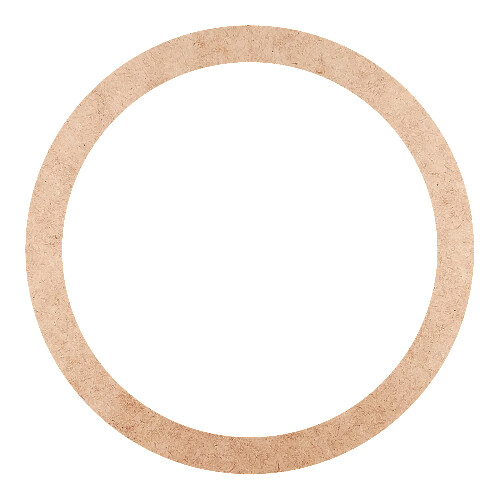 Recorte Moldura Circular 12 cm Borda 1 cm / MDF 3mm