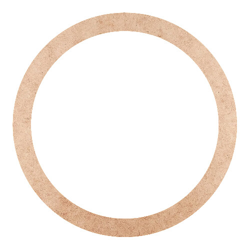 Recorte Moldura Circular 12 cm Borda 1 cm / MDF 3mm