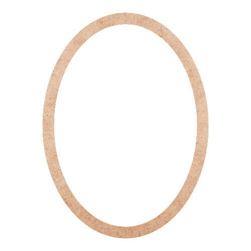 Recorte Moldura Arr 19 x 14 cm Borda 1 cm / MDF 3mm