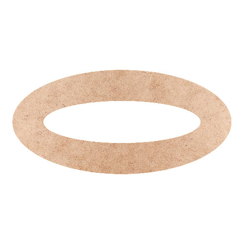 Recorte Moldura Arr 10 x 21 cm Borda 3 cm / MDF 3mm