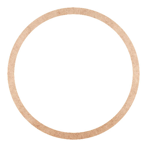 Recorte Moldura Circular 19 cm Borda 1 cm / MDF 3mm