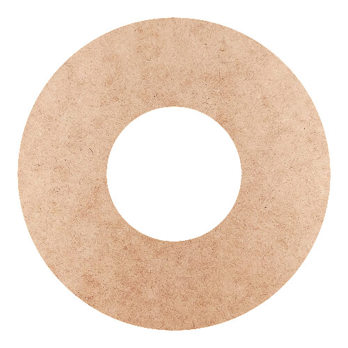 Recorte Moldura Circular 28 cm Borda 8 cm / MDF 3mm