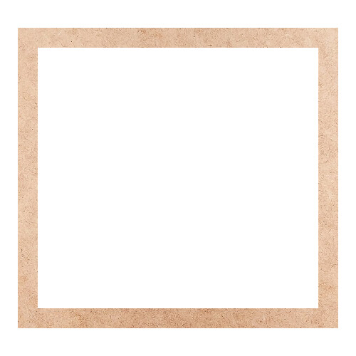 Recorte Moldura Ret 30 x 32 cm Borda 2 cm / MDF 3mm