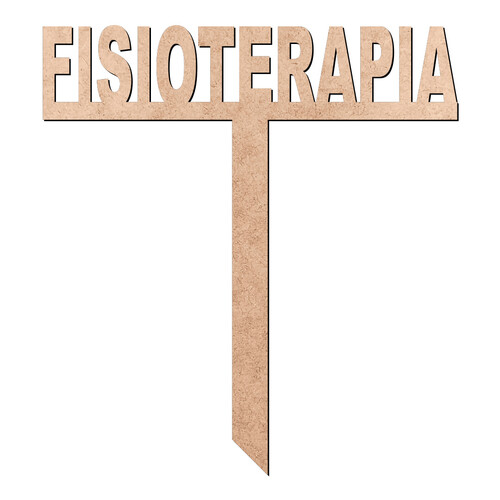 Recorte Enfeite Chimarrão Fisioterapia / MDF 3mm