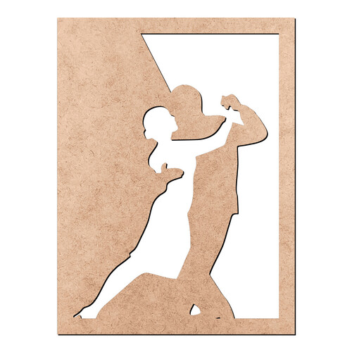 Recorte Quadro Tango / MDF 3mm