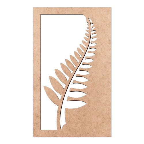 Recorte Quadro Folhagem / MDF 3mm
