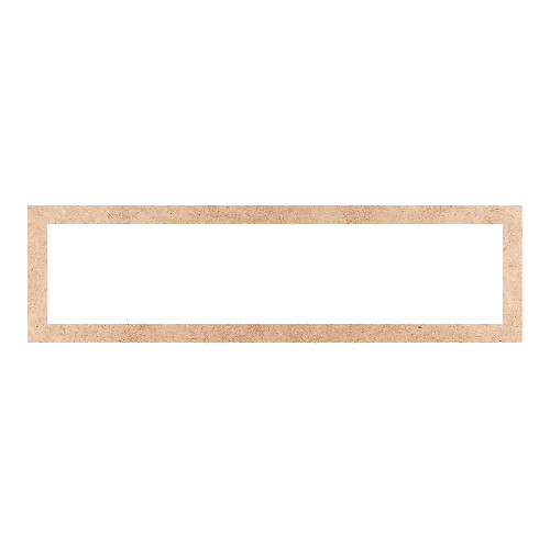 Recorte Moldura Ret 7 x 25 cm Borda 1 cm / MDF 3mm