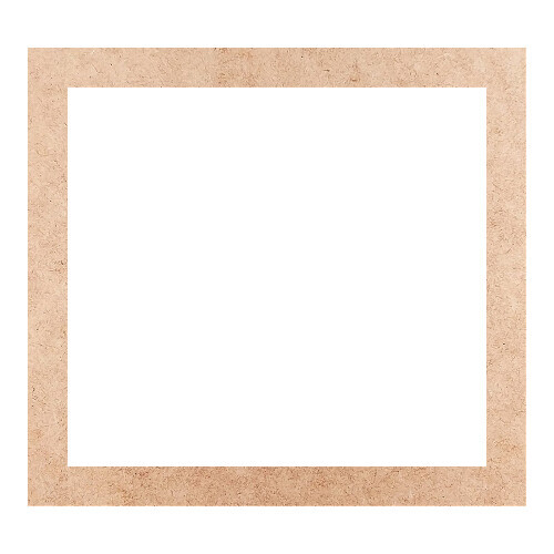 Recorte Moldura Ret 46 x 50 cm Borda 4 cm / MDF 3mm