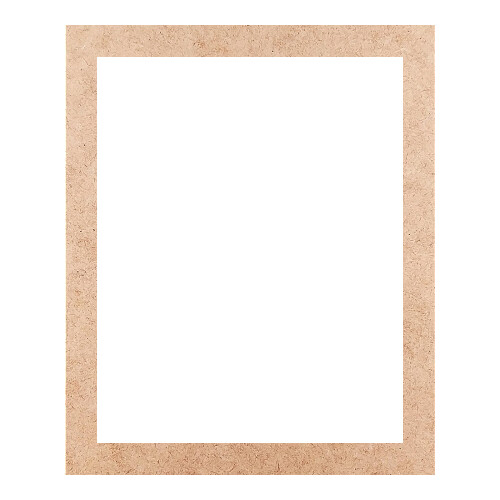 Recorte Moldura Ret 28 x 23 cm Borda 2 cm / MDF 3mm