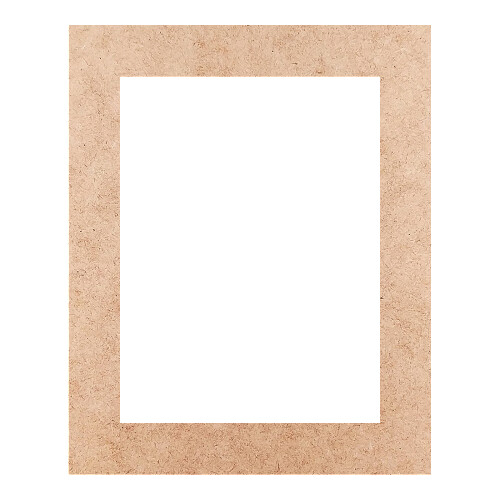 Recorte Moldura Ret 26 x 21 cm Borda 3 cm / MDF 3mm