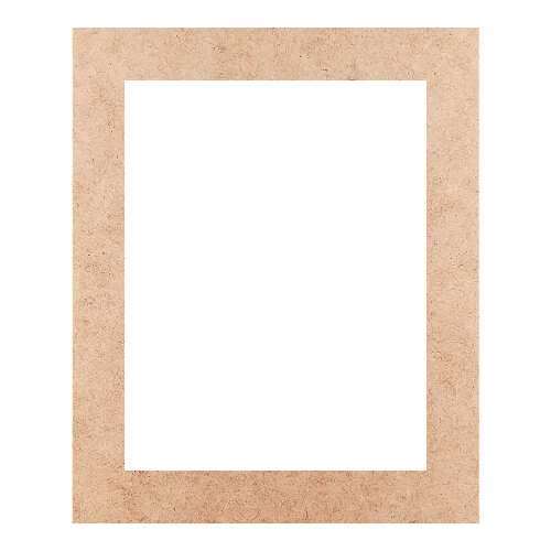 Recorte Moldura Ret 28 x 23 cm Borda 3 cm / MDF 3mm