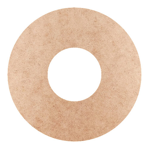 Recorte Moldura Circular 30 cm Borda 9 cm / MDF 3mm