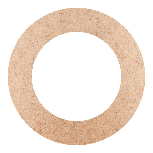 Recorte Moldura Circular 34 cm Borda 6 cm / MDF 3mm