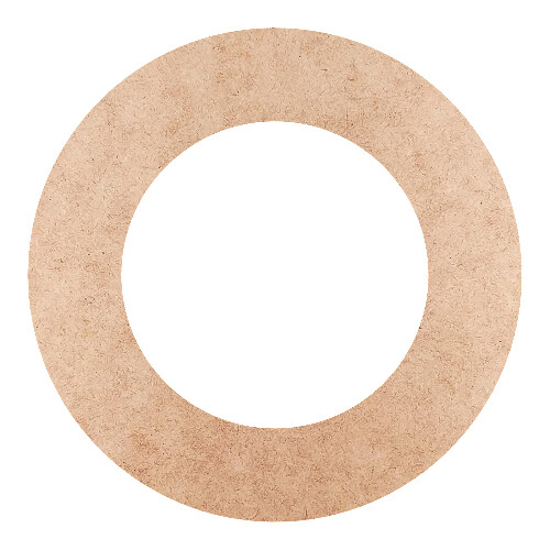 Recorte Moldura Circular 21 cm Borda 4 cm / MDF 3mm
