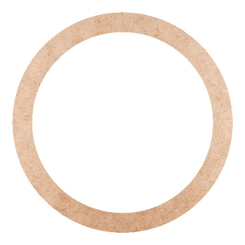 Recorte Moldura Circular 22 cm Borda 2 cm / MDF 3mm