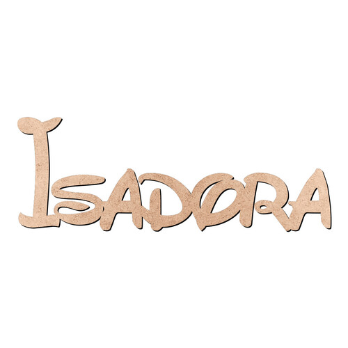 Recorte Isadora Disney / MDF 3mm
