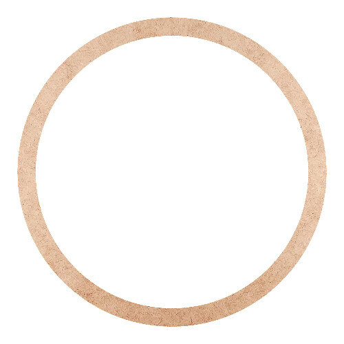 Recorte Moldura Circular 33 cm Borda 2 cm / MDF 3mm