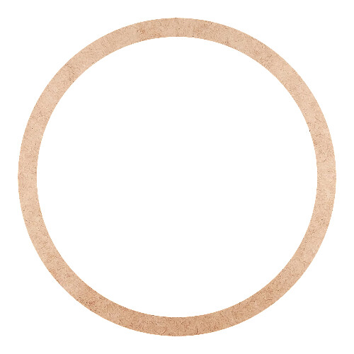 Recorte Moldura Circular 33 cm Borda 2 cm / MDF 3mm