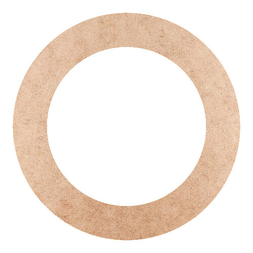 Recorte Moldura Circular 33 cm Borda 5 cm / MDF 3mm