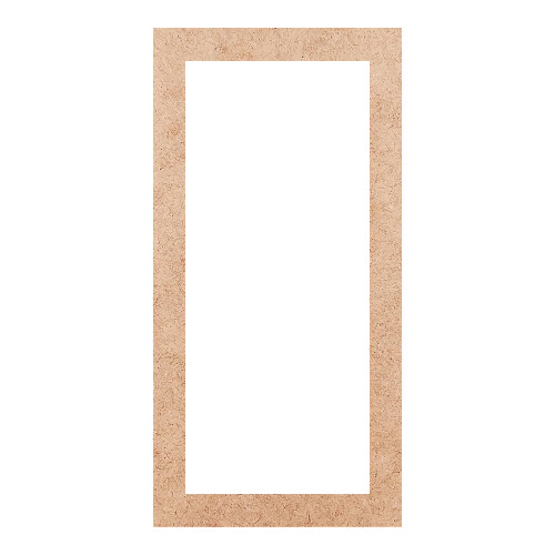 Recorte Moldura Ret 30 x 15 cm Borda 2 cm / MDF 3mm