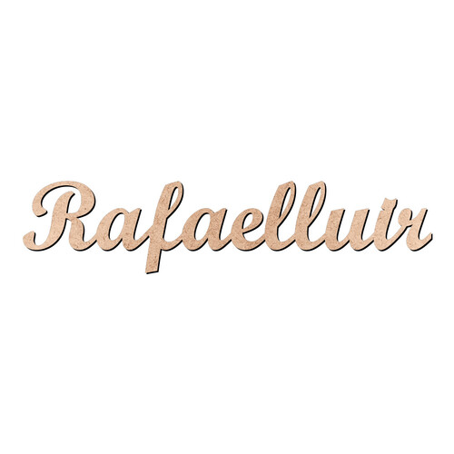 Recorte Rafaelluir Script Mt Std / MDF 3mm
