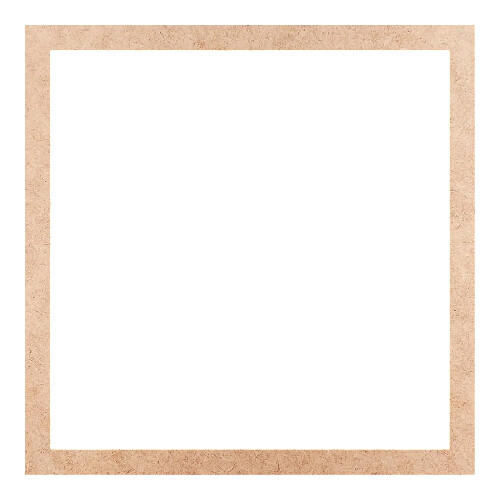 Recorte Moldura Quadrada 35 cm Borda 2 cm / MDF 3mm