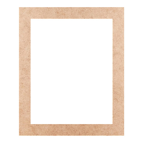 Recorte Moldura Ret 11 x 9 cm Borda 1 cm / MDF 3mm