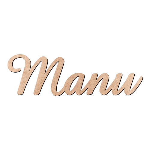 Recorte Manu Amaze / MDF 3mm