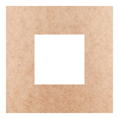 Recorte Moldura Quadrada 45 cm Borda 12 cm / MDF 3mm