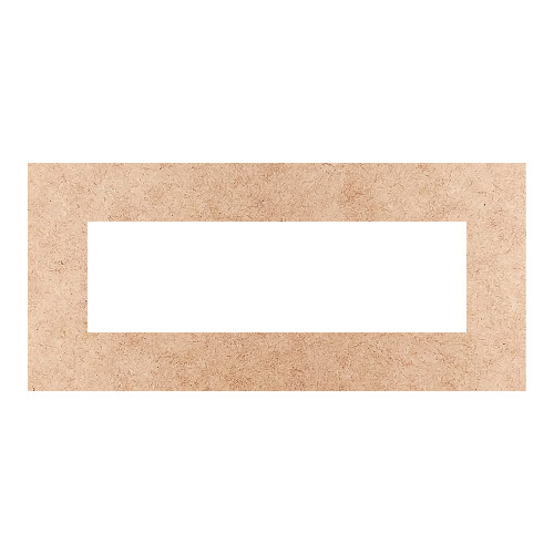 Recorte Moldura Ret 46 x 100 cm Borda 12 cm / MDF 3mm