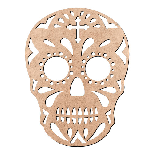 Recorte Caveira Mexicana / MDF 3mm