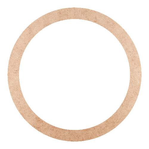 Recorte Moldura Circular 23 cm Borda 2 cm / MDF 3mm