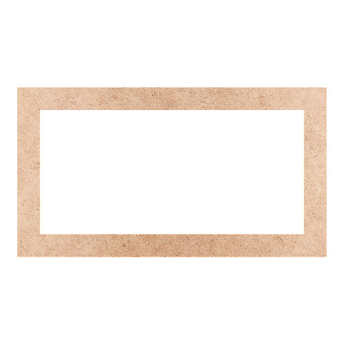 Recorte Moldura Ret 22 x 40 cm Borda 3 cm / MDF 3mm