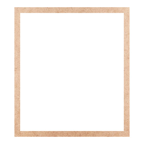 Recorte Moldura Ret 45 x 40 cm Borda 2 cm / MDF 3mm