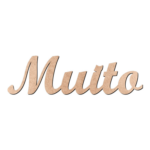 Recorte Muito Script Mt Std / MDF 3mm