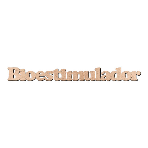 Recorte Bioestimulador Cooper Black / MDF 3mm