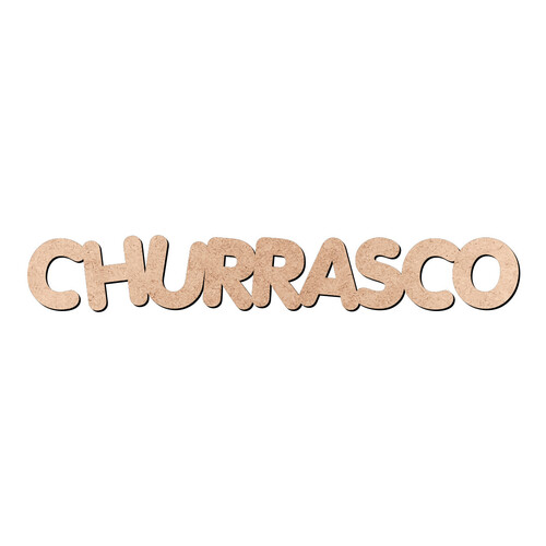 Recorte CHURRASCO Porkys / MDF 3mm