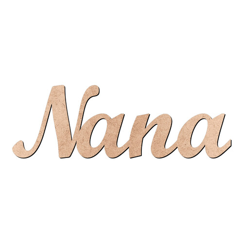 Recorte Nana Script Mt Std / MDF 3mm