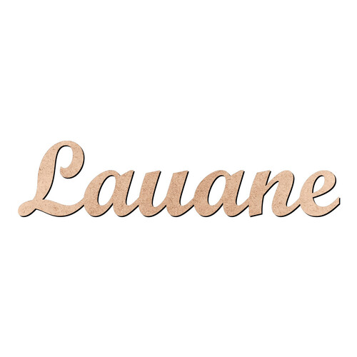 Recorte Lauane Script Mt Std / MDF 3mm