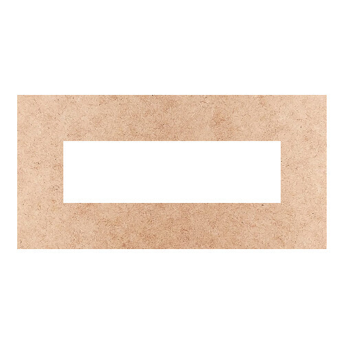 Recorte Moldura Ret 10 x 20 cm Borda 3 cm / MDF 3mm