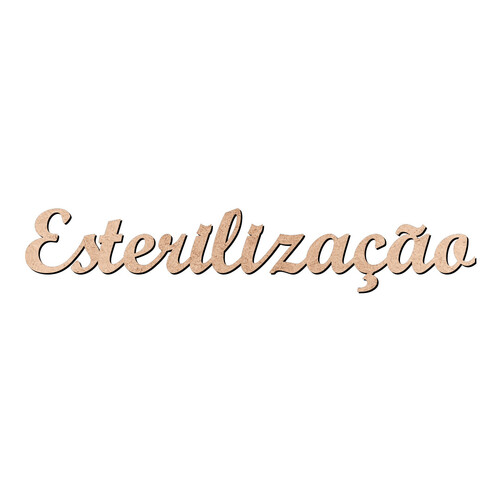 Recorte Esterilização Script Mt Std / MDF 3mm